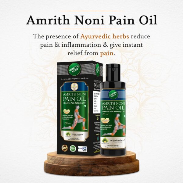 Amrith Noni Pain Oil – 100 ml (Pack of 1) - Image 4