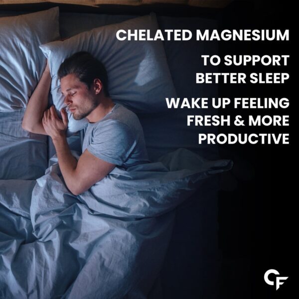 Carbamide Forte Chelated Magnesium Glycinate 2000mg Per Serving – 120 Veg Tablets - Image 4
