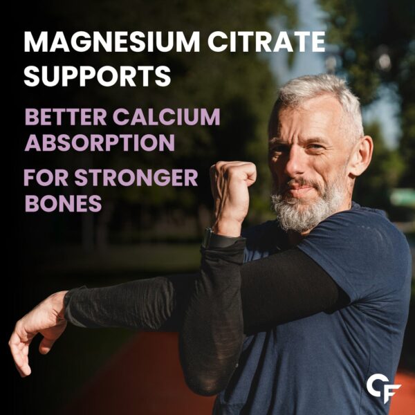 Carbamide Forte Chelated Magnesium Citrate Oxide Supplement – 1382.91mg Per Serving | 60 Veg Tablets | For Men & Women (18+) - Image 4