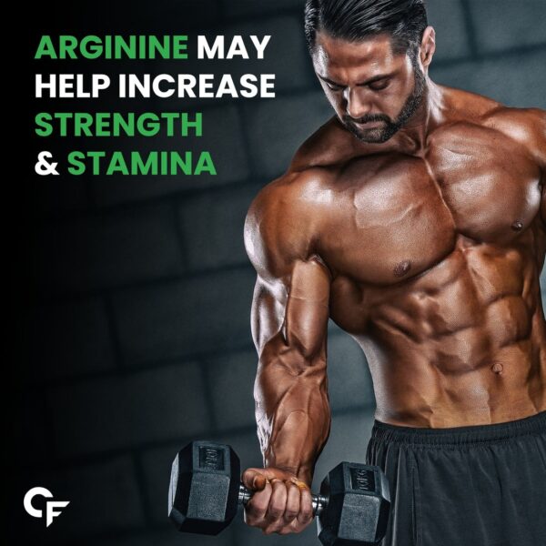 Carbamide Forte L-Arginine & Creatine 1000mg Supplement for Adults |120 Veg Capsules | Pack of 1 - Image 2