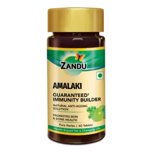 Zandu Amalaki (Amla) Tablets - Pack of 1, 60 Tabs