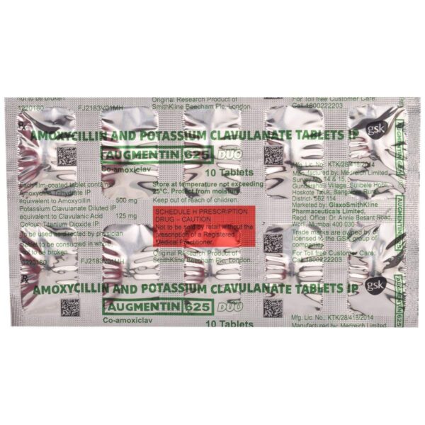 Augmentin 625 Duo Tablet - Image 2
