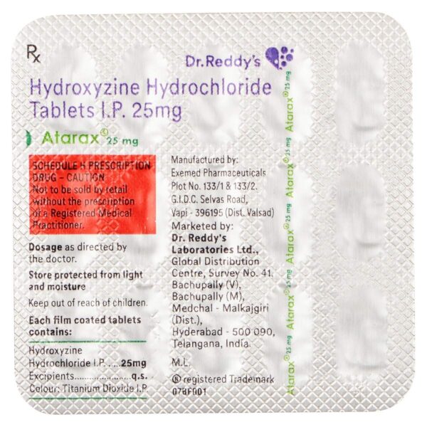Atarax 25mg Tablet - Image 4
