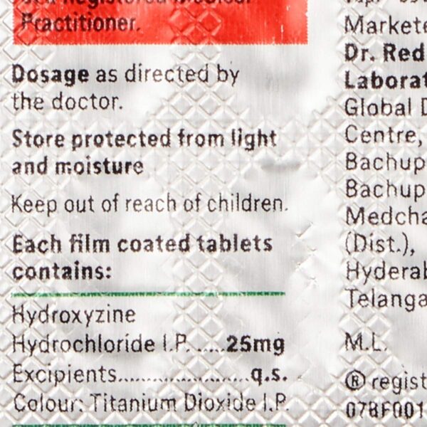 Atarax 25mg Tablet - Image 2