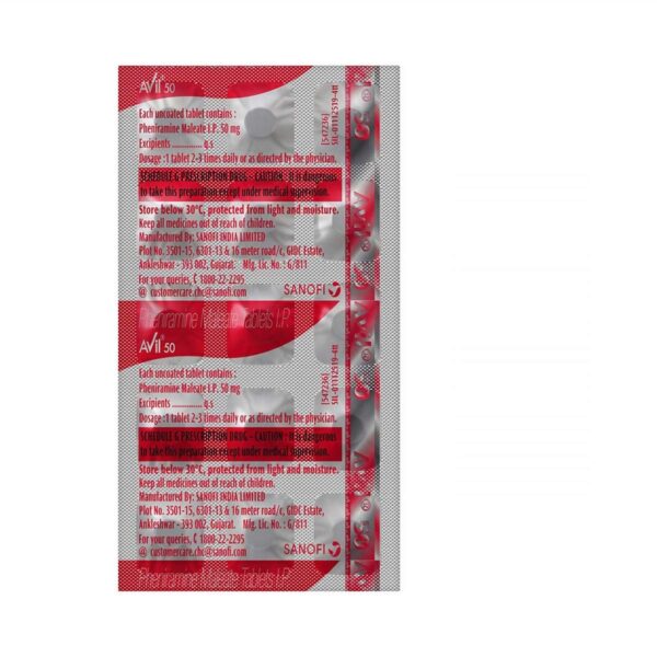 Avil 25 Tablet - Image 3