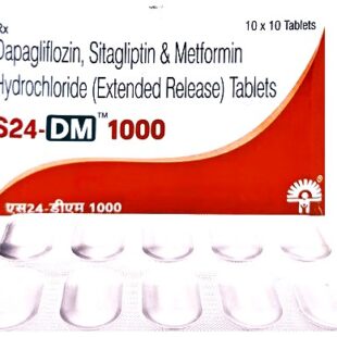 S24-DM 10mg/500mg/100mg Tablet