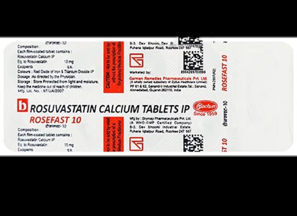 Rosefast 10 Tablet