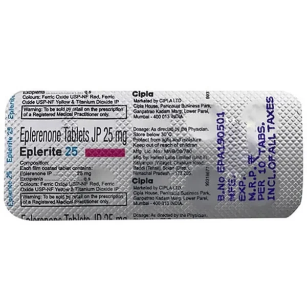 Eplerite 25 Tablet - Image 2