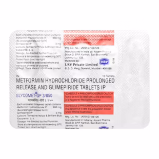 Glycomet-GP 3/850 Tablet PR