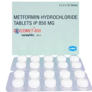 Glycomet 850 SR Tablet