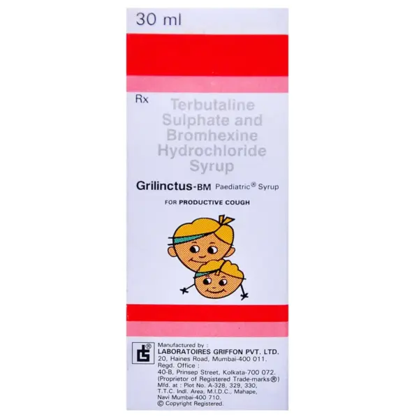 Grilinctus-BM Paediatric Syrup 30ml