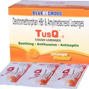 Tusq-D Cough Lozenges Orange Sugar Free