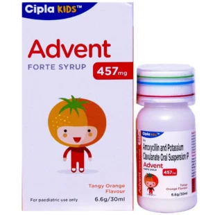 Advent Forte 457mg Syrup Tangy Orange