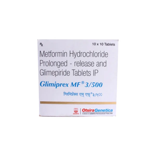 Glimiprex MF 3mg/500mg Tablet PR