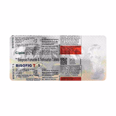 Bisofig T 5mg/40mg Tablet 1*10