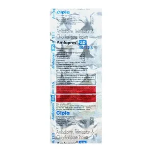 Amlopres 3D 40mg/5mg/12.5mg Tablet