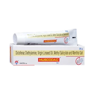 Muscodac Pain Relief Gel with Diclofenac Diethylamine & Menthol