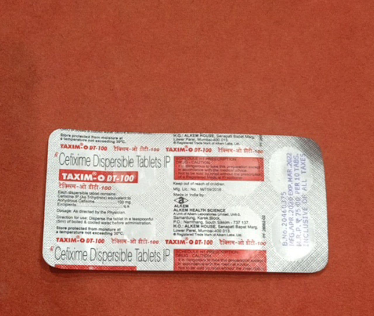 Taxim-O DT 100 Tablet - Image 2