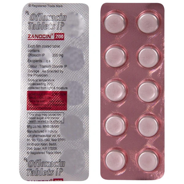 Zanocin 200 Tablet - Image 2