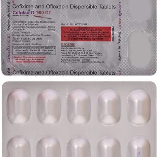 Cefolac-O 100mg/100mg Tablet DT