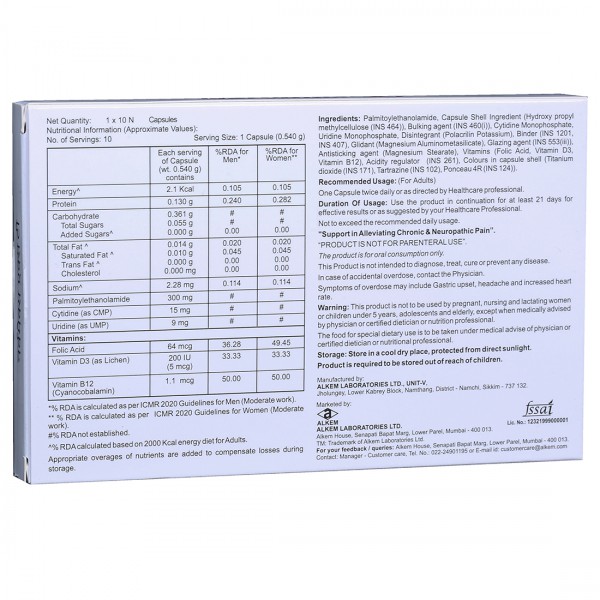 Nervmax-XT Capsule'1*10 - Image 3