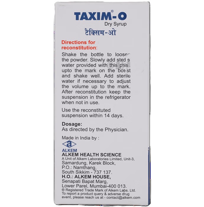 Taxim-O Dry Syrup Juicy Orange and Lemon'1*60ml - Image 2