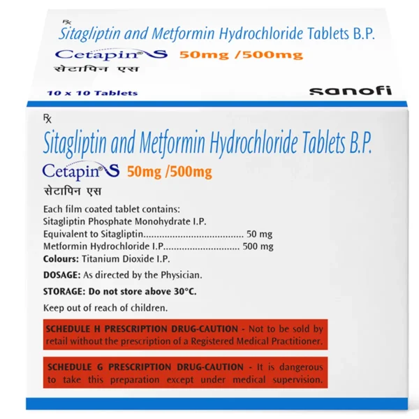 Cetapin S 50mg/500mg Tablet - Image 2