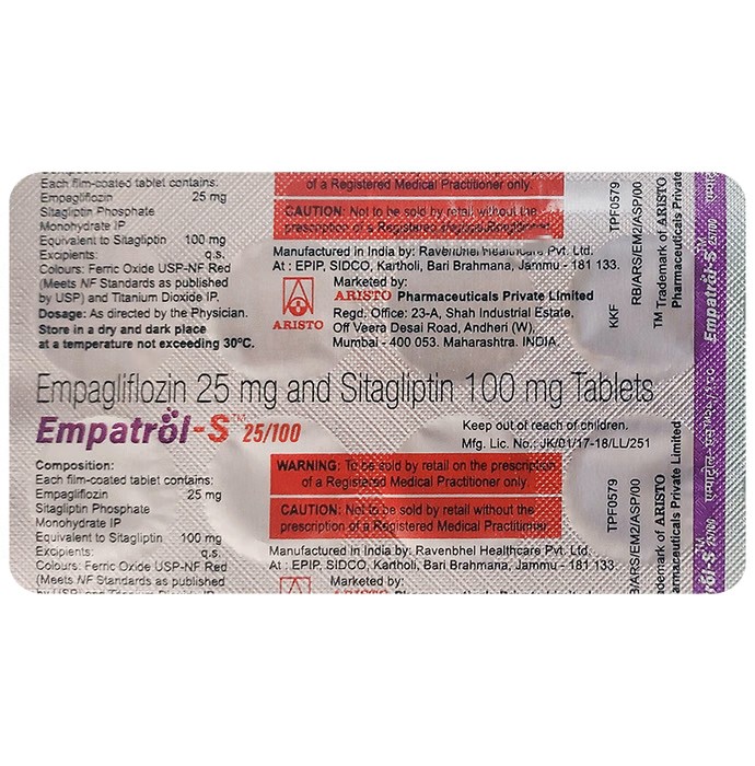 Empatrol-S 25/100 Tablet 1*10