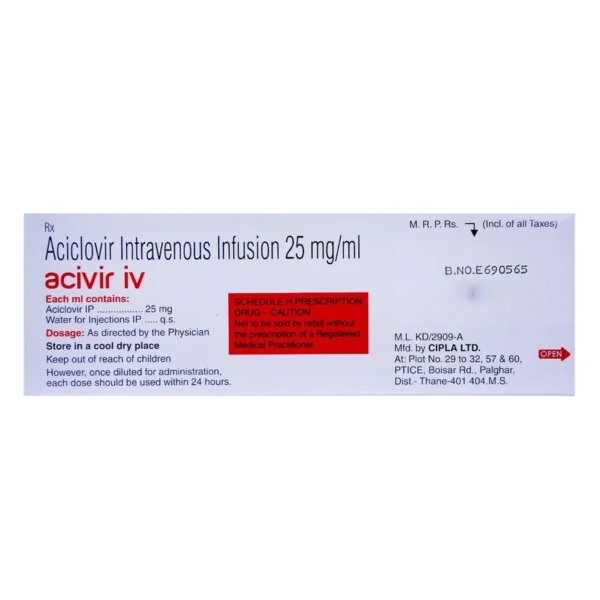 Acivir IV Injection - Image 2