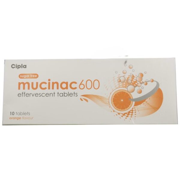 Mucinac 600 Effervescent Tablet - Image 2
