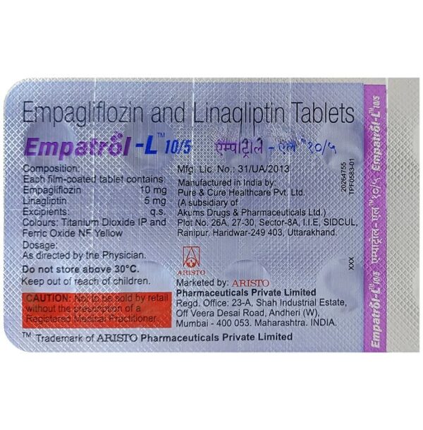Empatrol-L 10/5 Tablet - Image 2