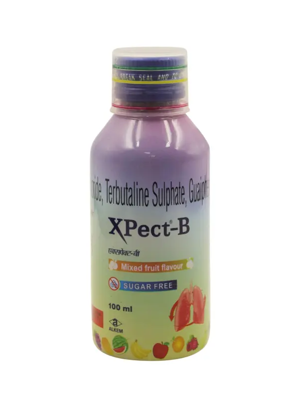 Xpect-B Expectorant Mixed Fruit Sugar Free - Image 3