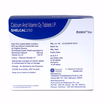 Shelcal -250 Tablet - Image 3