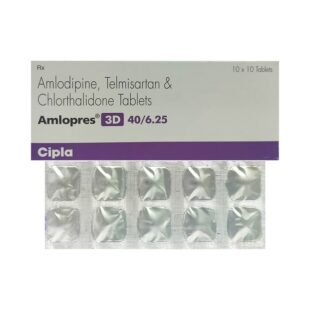 Amlopres 3D 40mg/5mg/6.25mg Tablet