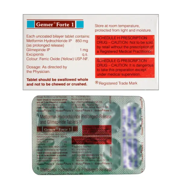Gemer Forte 1 Tablet - Image 3