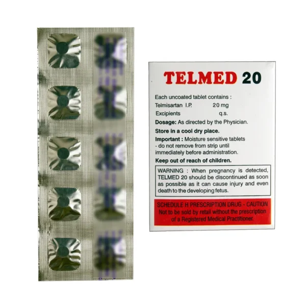 Telmed 20 Tablet - Image 3