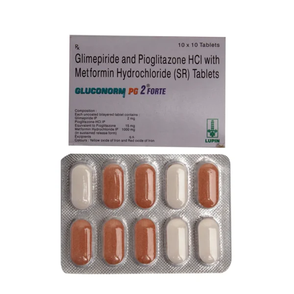 Gluconorm PG 2 Forte Tablet SR - Image 2