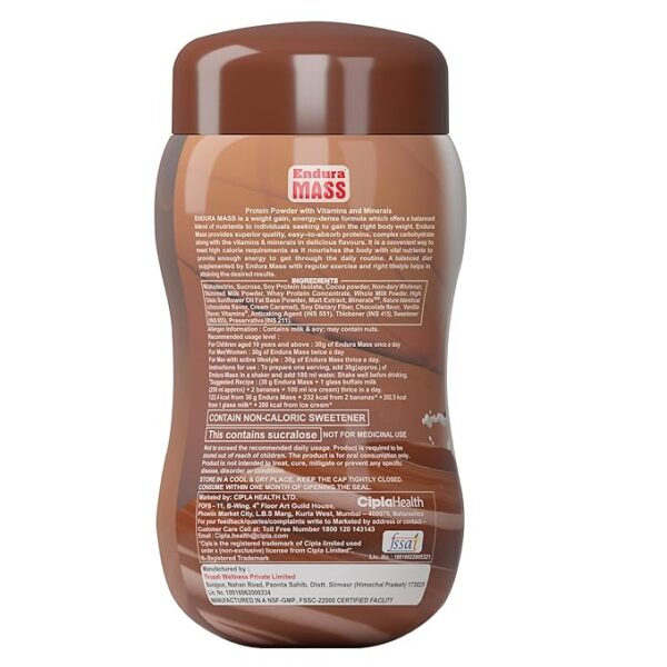 Endura Mass Weight Gai - Image 3