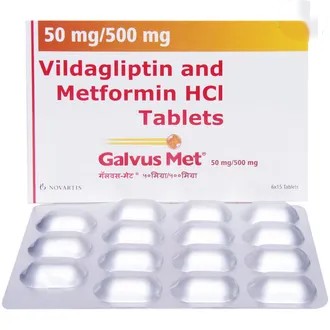 Galvus Met 50mg/500mg Tablet 1*15 - Image 3