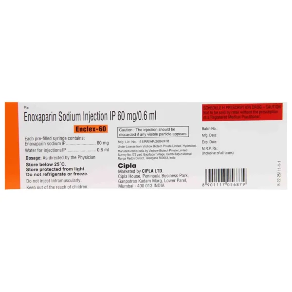 Enclex 60 Injection - Image 3