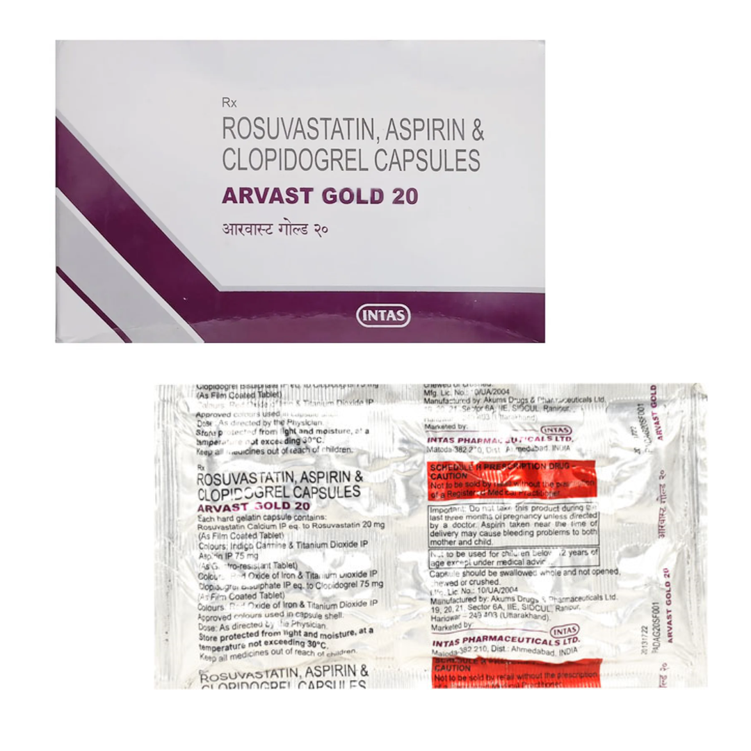 Arvast Gold 20 Capsule 1*10