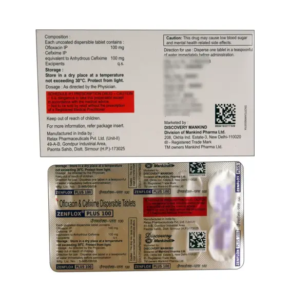Zenflox-Plus 100 Tablet - Image 2