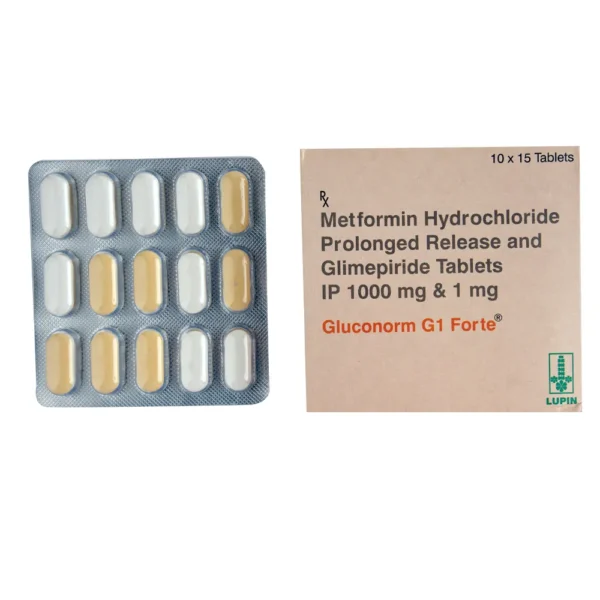 Gluconorm-G 1 Forte Tablet PR - Image 2