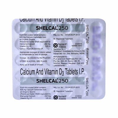 Shelcal -250 Tablet - Image 4