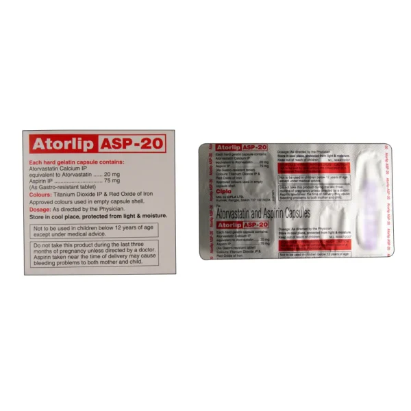 Atorlip ASP 20 Capsule - Image 2