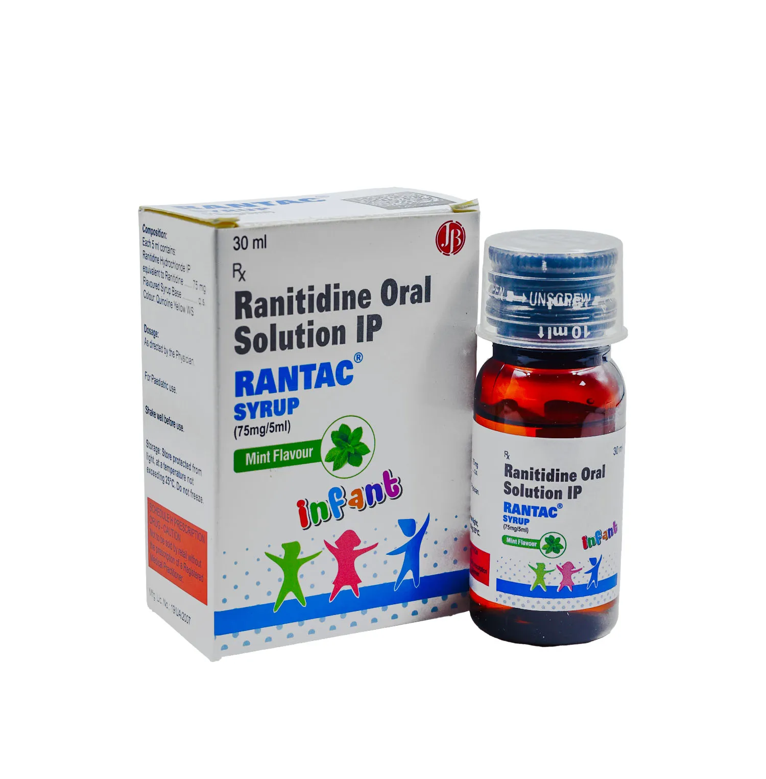 Rantac Infant Syrup Mint