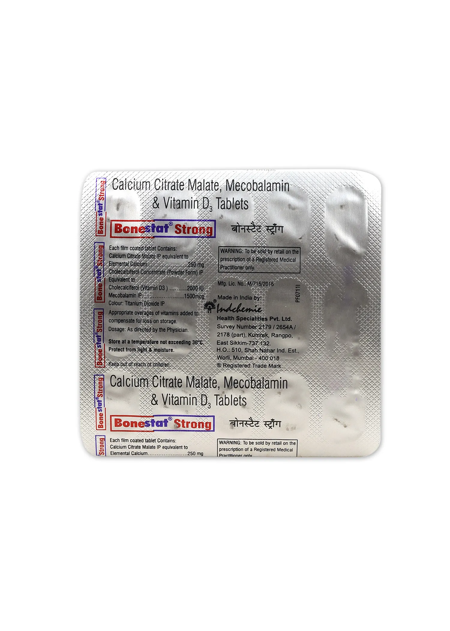 Bonestat Strong Tablet 1*15 - Image 2