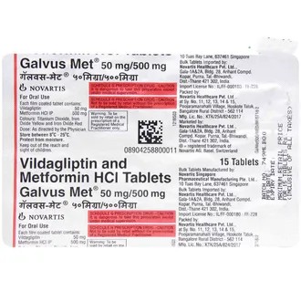Galvus Met 50mg/500mg Tablet 1*15 - Image 4