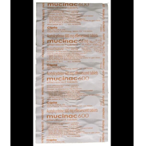 Mucinac 600 Effervescent Tablet - Image 4