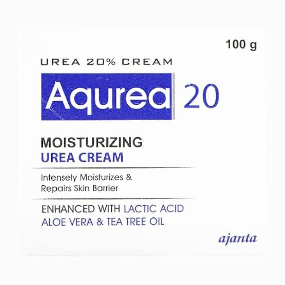 Aqurea 20 Moisturizing Urea Cream with Lactic Acid, Aloe Vera'100GM - Image 5